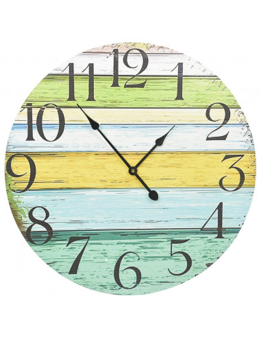Orologio da Parete Multicolore 60 cm in MDF
