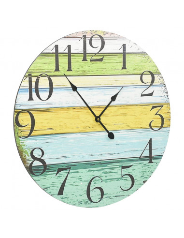 Orologio da Parete Multicolore 60 cm in MDF