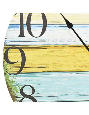 Orologio da Parete Multicolore 60 cm in MDF