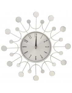 Orologio da Parete Argento 40 cm in Metallo 2