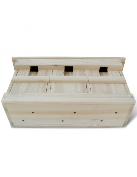 Casetta nido per passerotti 44 x 15,5 x 21,5 cm