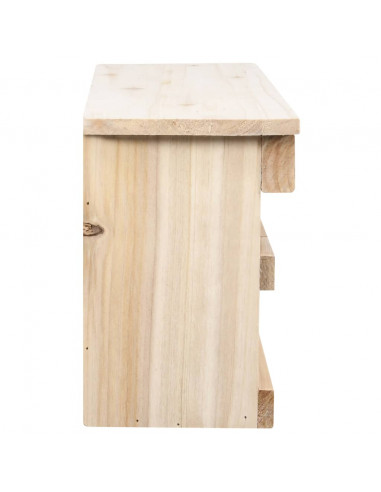 Casetta per Passeri con 5 Camere 68x15x21 cm Legno di Abete