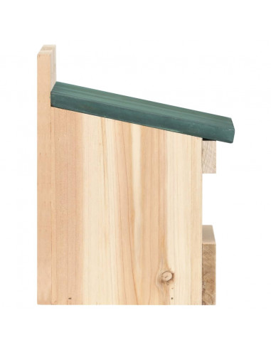 Casette per Uccelli 4 pz 12x16x20 cm in Legno di Abete