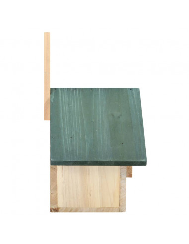 Casette per Uccelli 4 pz 24x16x30 cm in Legno di Abete