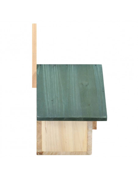 Casette per Uccelli 4 pz 24x16x30 cm in Legno di Abete