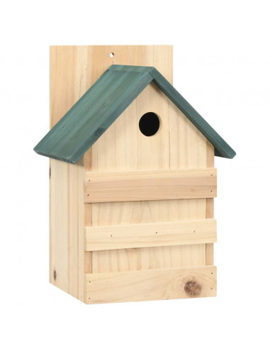 Casette per Uccelli 4 pz 23x19x33 cm in Legno di Abete