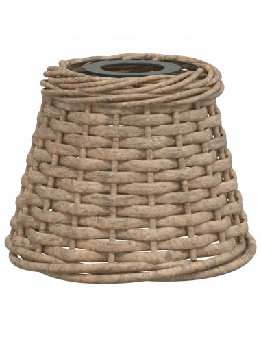 Paralume da Soffitto Marrone Ø15x12 cm in Vimini