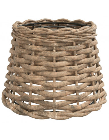 Paralume da Soffitto Marrone Ø20x15 cm in Vimini