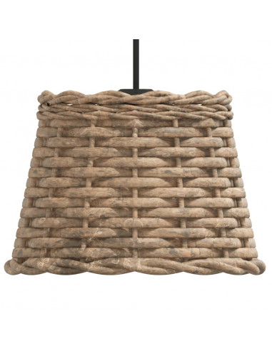 Paralume da Soffitto Marrone Ø20x15 cm in Vimini