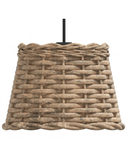 Paralume da Soffitto Marrone Ø20x15 cm in Vimini