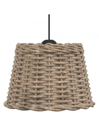 Paralume da Soffitto Marrone Ø30x20 cm in Vimini