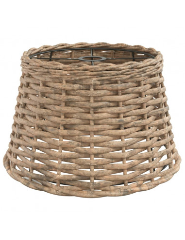 Paralume da Soffitto Marrone Ø38x23 cm in Vimini