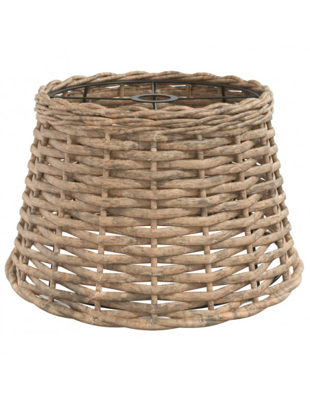 Paralume da Soffitto Marrone Ø38x23 cm in Vimini