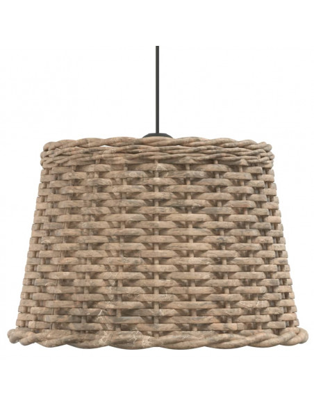 Paralume da Soffitto Marrone Ø40x26 cm in Vimini