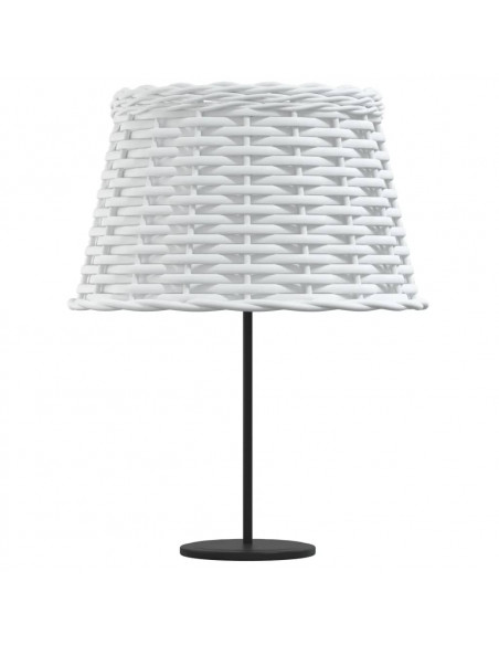 Paralume Bianco Ø38x23 cm in Vimini