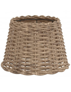 Paralume Marrone Ø30x20 cm in Vimini 2