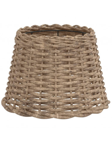 Paralume Marrone Ø30x20 cm in Vimini