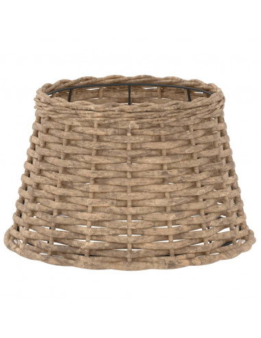 Paralume Marrone Ø38x23 cm in Vimini