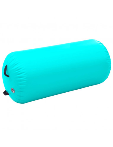 Rotolo da Ginnastica Gonfiabile con Pompa 120x90cm in PVC Verde