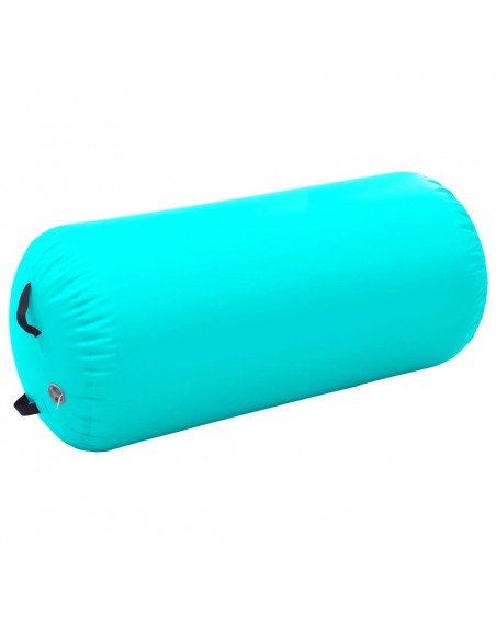 Rotolo da Ginnastica Gonfiabile con Pompa 120x90cm in PVC Verde