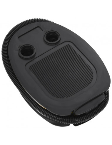 Pompa a Pedale 26x18 cm in PP e PE Grigia e Gialla