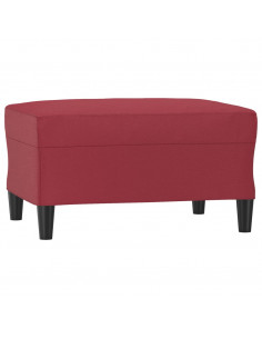 Poggiapiedi Rosso Vino 70x55x41 cm in Similpelle 2