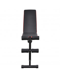 Panca Reclinabile con Bilanciere e Set di Manubri da 60,5 kg 2