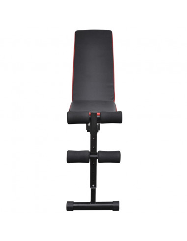 Panca Reclinabile con Bilanciere e Set di Manubri da 60,5 kg