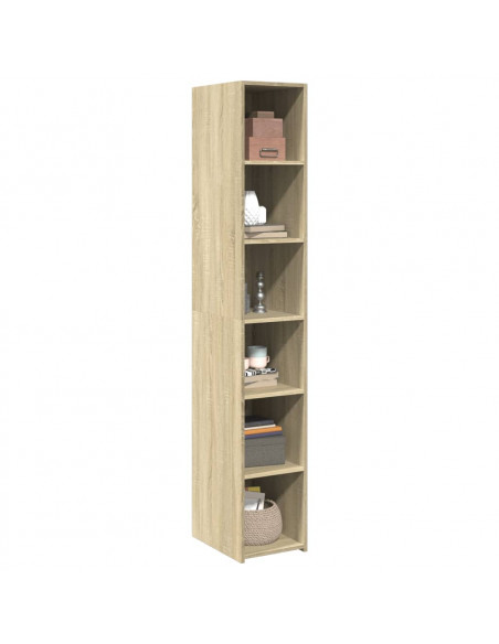 Credenza Rovere Sonoma 30x41x185 cm in Legno Multistrato