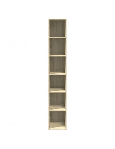 Credenza Rovere Sonoma 30x41x185 cm in Legno Multistrato