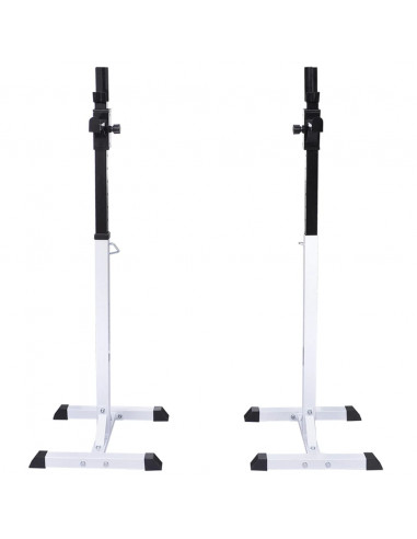 Stazione per Squat con Bilanciere e Set di Manubri da 60,5 kg