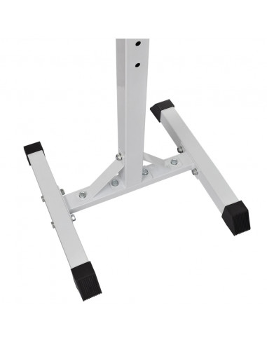 Stazione per Squat con Bilanciere e Set di Manubri da 60,5 kg