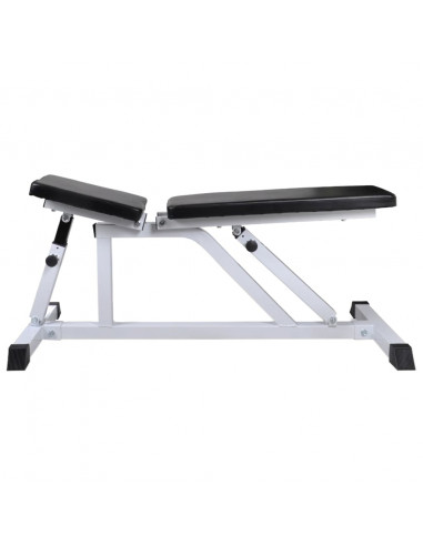 Panca da Palestra con Bilanciere e Set di Manubri 30,5 kg