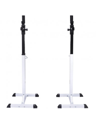 Stazione per Squat con Bilanciere e Set di Manubri da 30,5 kg