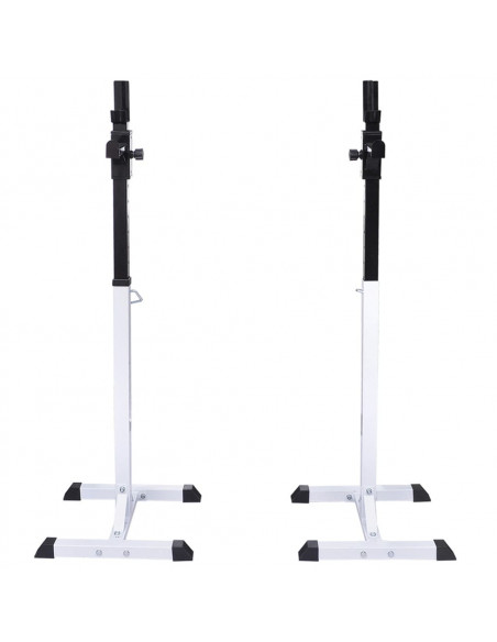 Stazione per Squat con Bilanciere e Set di Manubri da 30,5 kg