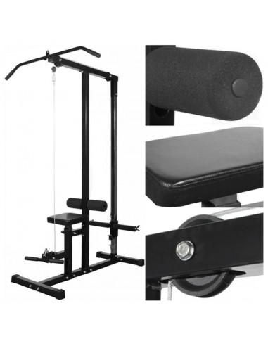 Macchina Multistazione con Bilanciere e Set di Manubri 60,5 kg