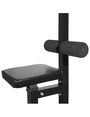 Macchina Multistazione con Bilanciere e Set di Manubri 30,5 kg