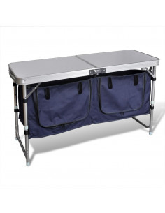 Armadietto pieghevole da campeggio con telaio in alluminio 2