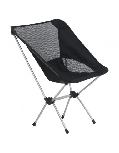 Sedie Pieghevoli da Campeggio e Borsa 2pz 54x50x65cm Alluminio