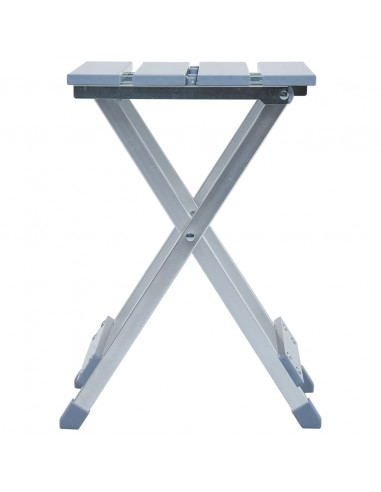 Sgabello da Campeggio in Alluminio 28x26x39 cm