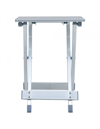 Sgabello da Campeggio in Alluminio 28x26x39 cm