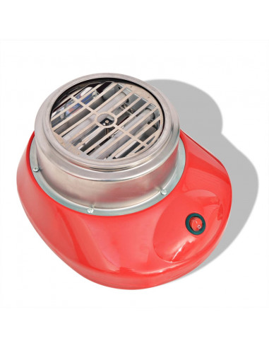 Macchina per lo Zucchero Filato 480 W Rossa