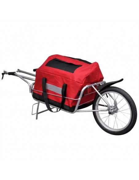 Rimorchio da Bici con Una Ruota e Custodia