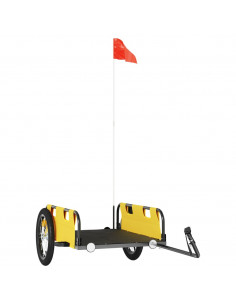 Rimorchio da Bici Giallo Oxford e Ferro 2