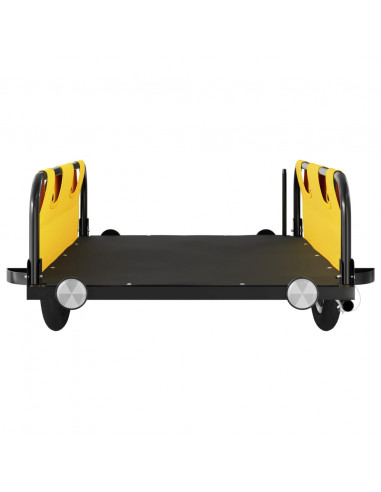 Rimorchio da Bici Giallo Oxford e Ferro