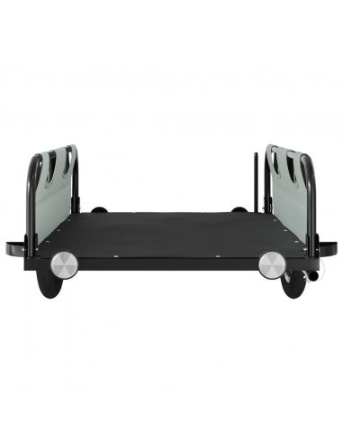 Rimorchio da Bici Grigio Oxford e Ferro