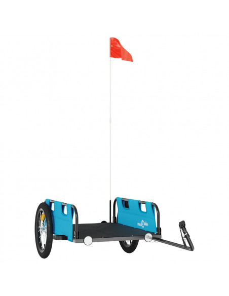 Rimorchio da Bici Blu Oxford e Ferro