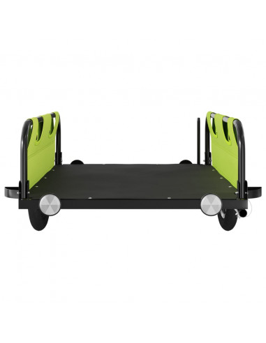 Rimorchio da Bici Verde Oxford e Ferro