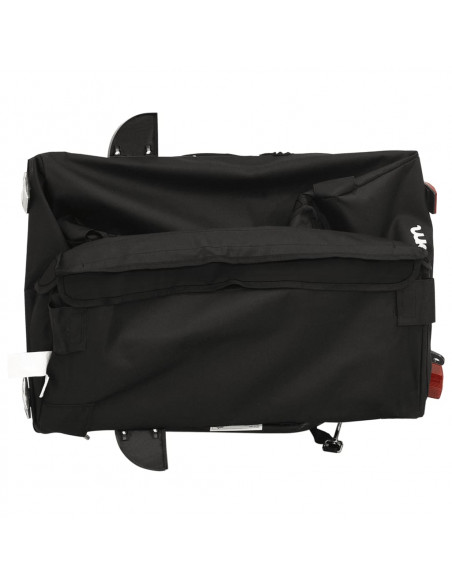 Rimorchio da Bici Nero 30 kg in Ferro