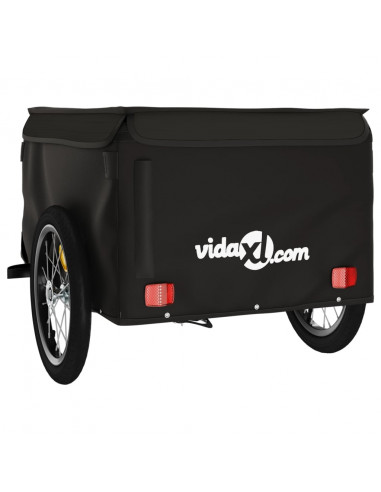 Rimorchio da Bici Nero 45 kg in Ferro